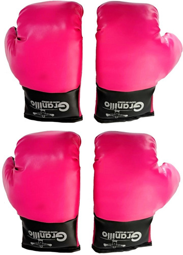 2 Pares Guantes De Box Para Niño Entrenamiento Box Granillo