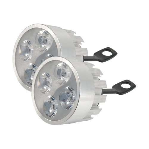  Faro Auxiliar Cree Led Moto Con Lupa 12w 12v Blanco Ip67 Ns