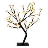 Arbol De Navidad Luminoso Bonsai Luces Led Blanco Calido