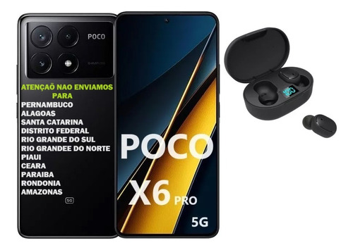 Xiaomi Poco X6 Pro 5g 512 Gb 12 Ram 5g Nfc Global + Brinde 