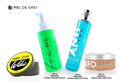 Kit Piel De Oro Depilya Depila - mL a $275