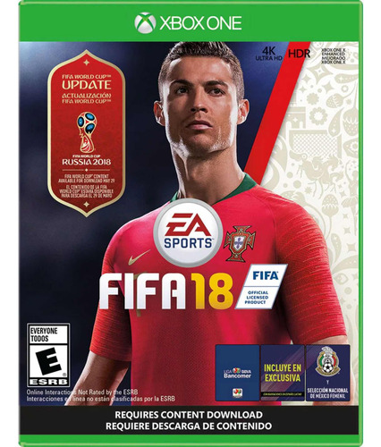 Fifa 18 Xbox One Nuevo Y Sellado World Cup Mundial Rusia