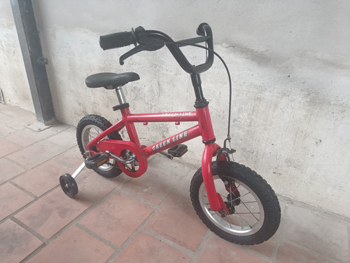 Bicicleta Bmx Roja Rodado 12 De Aluminio Cómo Nueva Y Lista 