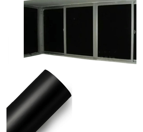 Adesivo Blackout Bloqueia Luz Solar Porta Janela - 5m X 70cm