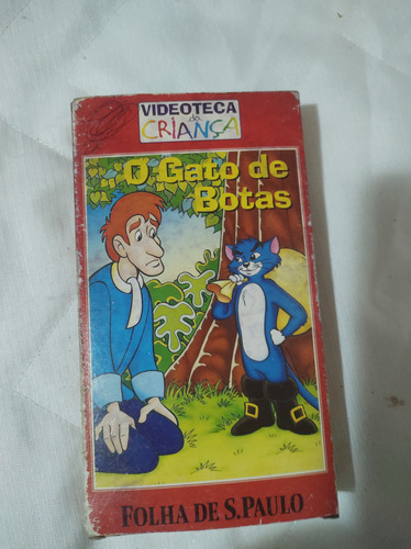 Fita Cassete Vhs O Gato De Botas 