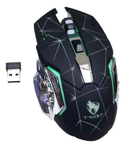 Mouse Gamer Inalambrico Con Usb 