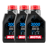 Aceite Moto 4t 3000 20w50 Mineral Motul 3 Litros