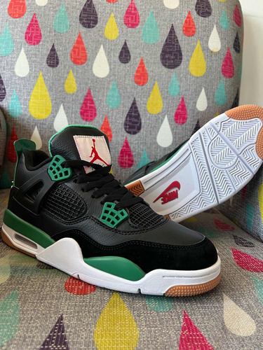 Jordan 4 Sb Black & Green