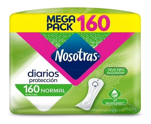 Nosotras Protectores Diarios Mega Pack 160 Un