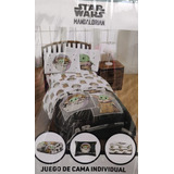 Edredon De Cama Individual Star Wars Yoda Mandalorian