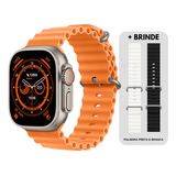 Smartwatch Ultra 9 Max Series 9 2023 C + 2 Pulseiras Cor Da Caixa Prateado Cor Da Pulseira Laranja