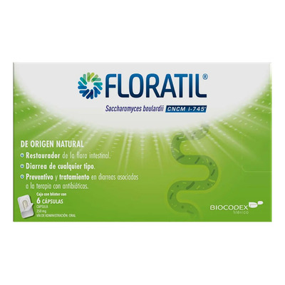 Floratil Cápsulas 250 Mg, 6 Cápsulas | MercadoLibre
