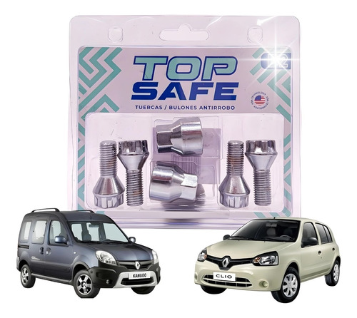 Tuercas Bulones Anitirrobo Kangoo Duster Logan Clio Sandero