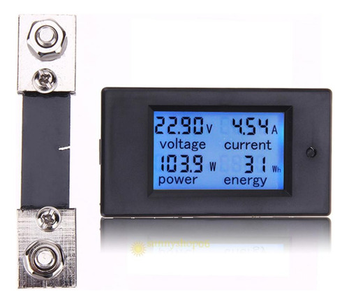 Amperimetro De Cc 100amp Corriente Energia Voltaje Potencia