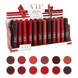 48 Lip Gloss Matte Vip 3119 - Kit Vivai  Atacado 