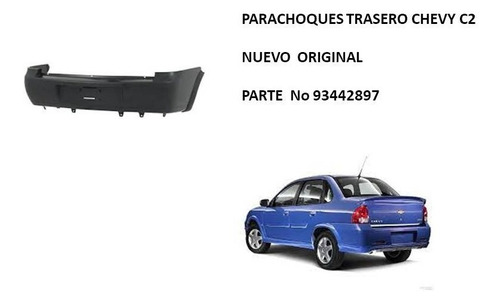 Parachoque Trasero Chevy C2 04-08  Foto 5