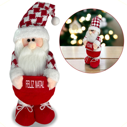 Boneco Decorativo De Natal Enfeite Para Mesas Grande 