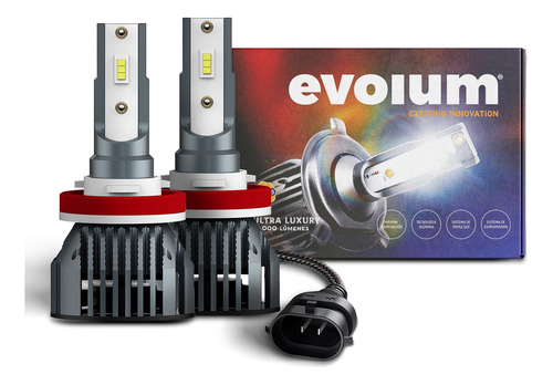 Auto Faros Led Evolum Kit Auxiliares C19 H1 H3 H7 9005 9006