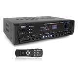 Pyle Pt390btu Amplifier, 300 Watts, 4 Channels, Bluetooth