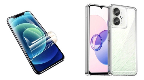 Funda Acrílico + Hidrogel Compatible Con Pocophone Poco C65