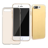 Capa Tpu Baseus iPhone 6/ 6s Plus Ultraslim Com Plug Dourado