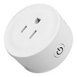 Smart Plug Socket Wifi Conector Inteligente Google Alexa Color Blanco