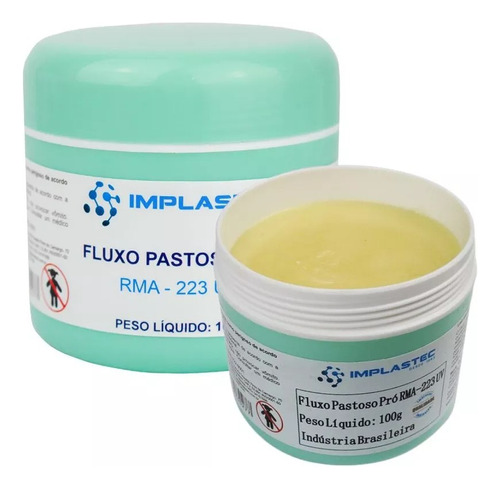 Pasta Fluxo De Solda Pastoso Para Solda Rma-223 Uv Pro 100g