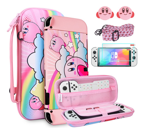 Tikodirect Carrying Case For Switch Oled, Cute Portable Tra.