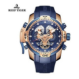 Reef Tiger - Reloj Militares Para Hombre De Esfera