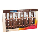 Jogo Talheres 12pc Jumbo Tramontina Churrasco Tipo Outback