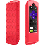 Funda Protectora P/ Control Remoto Casebot, Para Roku, Rojo