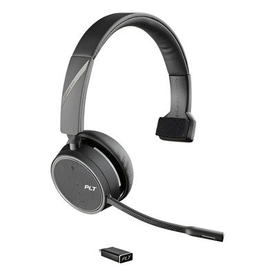 Audífonos Auriculares Plantronics Voyager B4210 Usb Microfon Negro