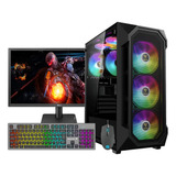 Pc Gamer Completo Ryzen 5 4600g 16gb Ssd 480gb Rgb Montado