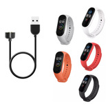 Correas Y Cable De Carga Usb Para Xiaomi Mi Band 5/6/7 6pcs