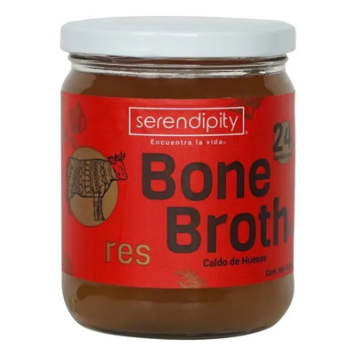 Caldo De Huesos Res 400ml Bone Broth Serendipity Orgánico | Meses sin interés