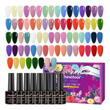 36 Colores Gel Esmalte Uv Semi Permanente Base Para Gelesh