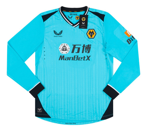 Camiseta Wolverhampton 2021 2022 Arquero Original Castore