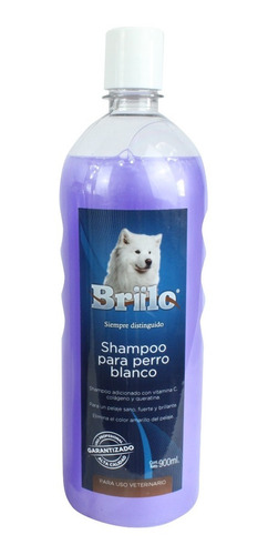 Shampoo Briilo Pelo Blanco De 900 Ml