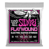 Cuerdas Ernie Ball 2593 Power Slinky Flatwound 009 - 0.43