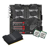 Kit Servidor Dual Xeon X99 D8 Max E5 2680 V4 128gb Ecc Reg 