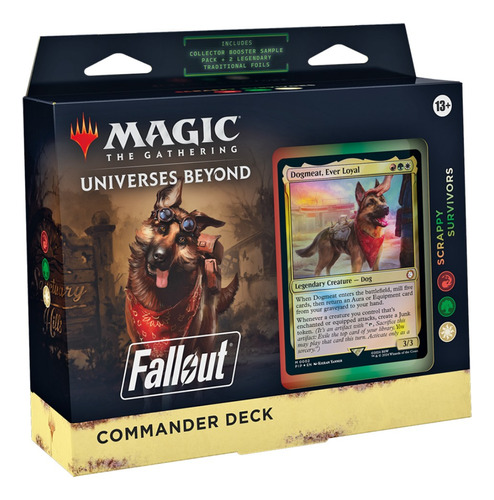 Magic The Gathering Commander Deck Fallout + Carta Ingles