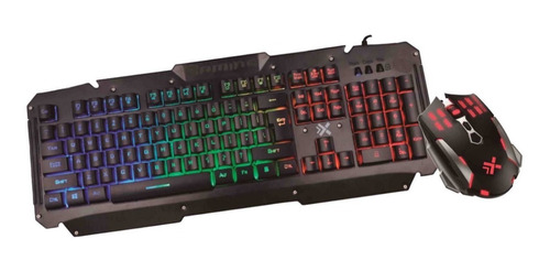 Mouse Y Teclado Gaming Dynacom Retroiluminado Antighosting C