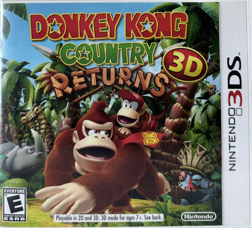 Donkey Kong Country Returns 3ds