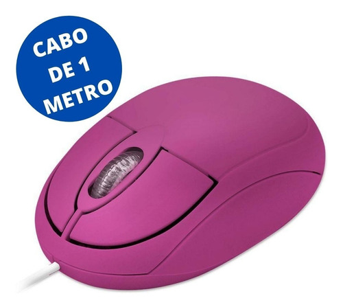 Mouse Multilaser  Mo304 Rosa