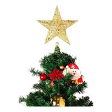 Estrella Dorada Navidad Decoración Adorno Árbol - Envío G