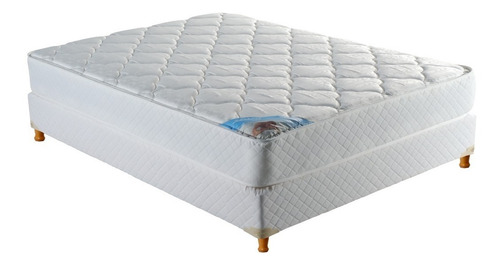 Sommier Colchon 2p Acuario 190 X 140 Somier Reforzado+ Cover