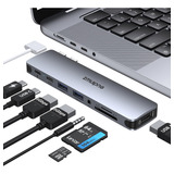 Adaptador De Concentrador Usb C Para Macbook Pro Air M1 M2 M