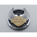 Emblema Harley Davidson 105 Aniversario Cromado