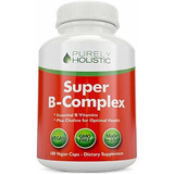 Complejo De Vitamina B, Purely Holistic, 180 Cápsulas