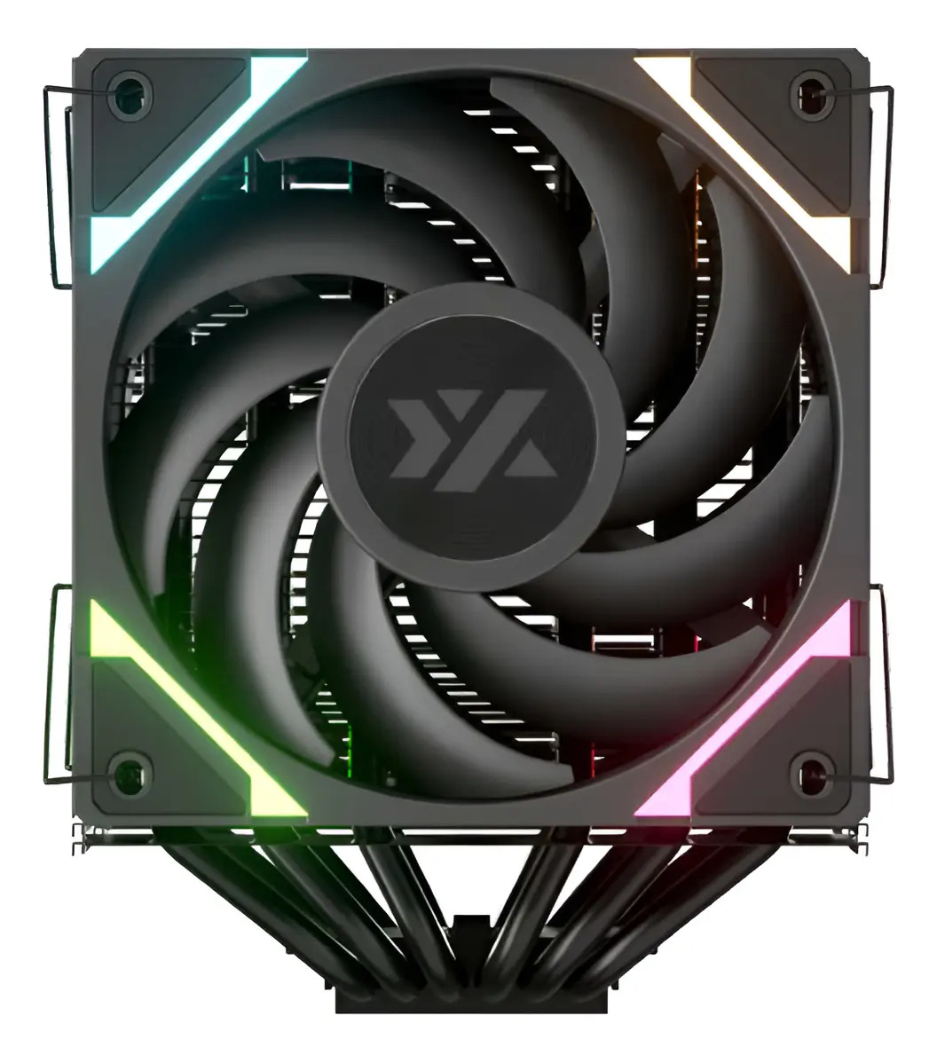 COOLER PARA CPU XYZ THERMAX 6 DUO ARGB BLACK 2X120MM